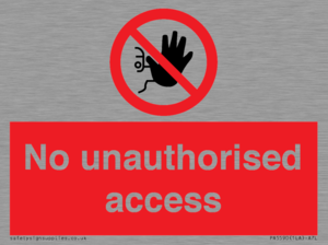 No unauthorised access